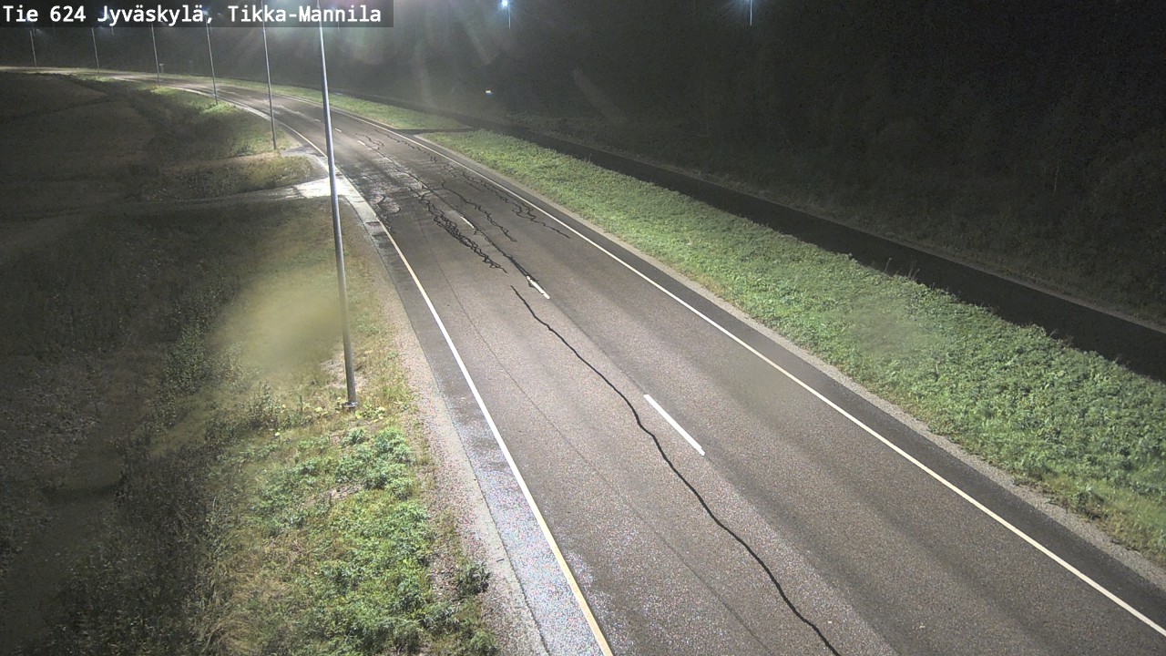 Weather Camera Image Road 624 Jyväskylä, Tikka-Mannila, Jyväskylä, Keski-Suomi