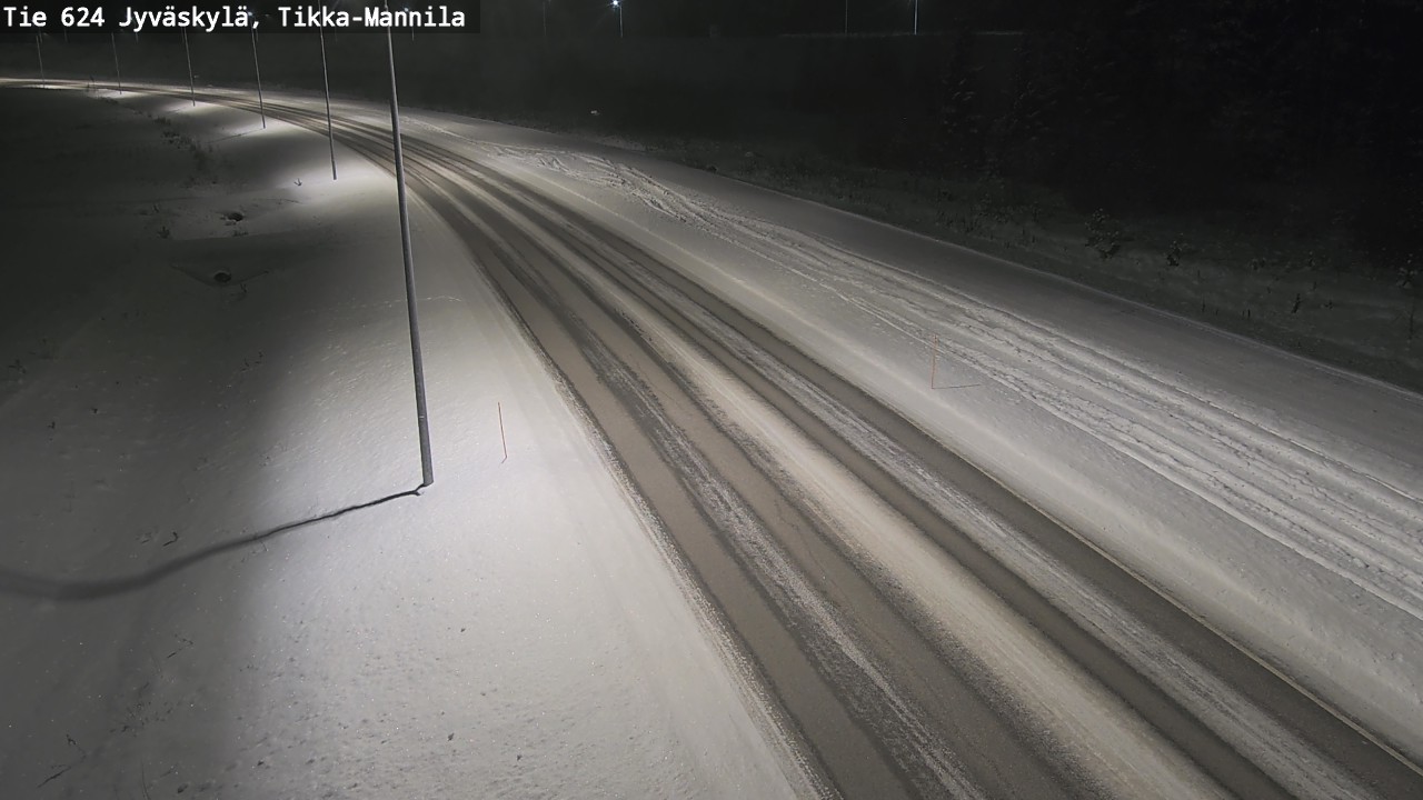 Weather Camera Image Road 624 Jyväskylä, Tikka-Mannila, Jyväskylä, Keski-Suomi