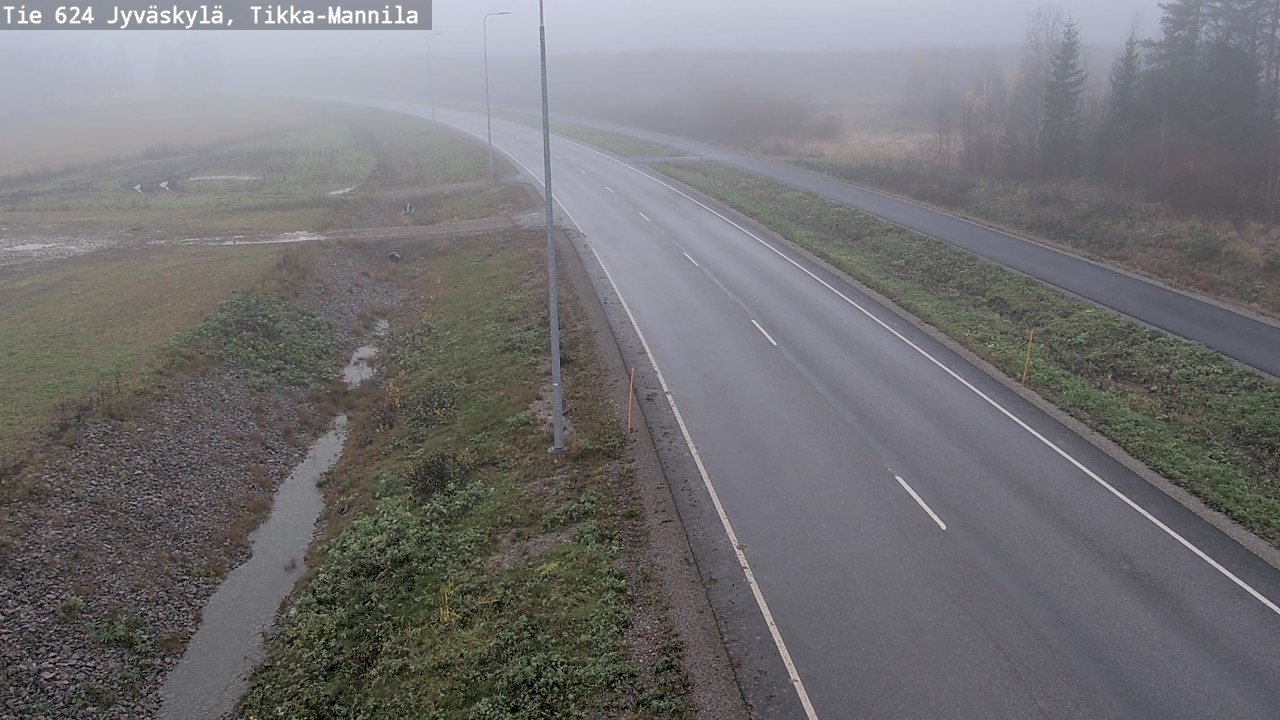 Kelikamerat Kuva Tie 624 Jyväskylä, Tikka-Mannila, Jyväskylä, Keski-Suomi