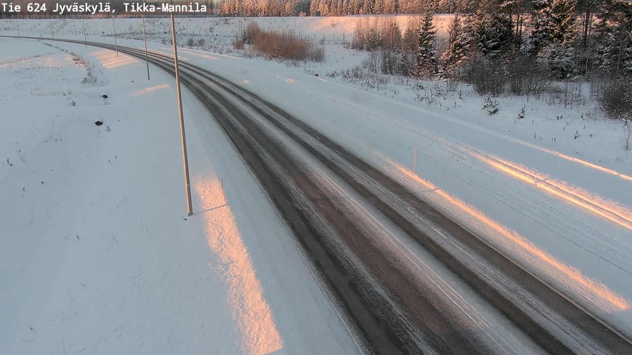 Kelikamerat Kuva Tie 624 Jyväskylä, Tikka-Mannila, Jyväskylä, Keski-Suomi