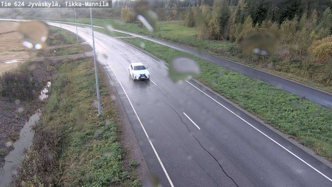Weather Camera Image Road 624 Jyväskylä, Tikka-Mannila, Jyväskylä, Keski-Suomi