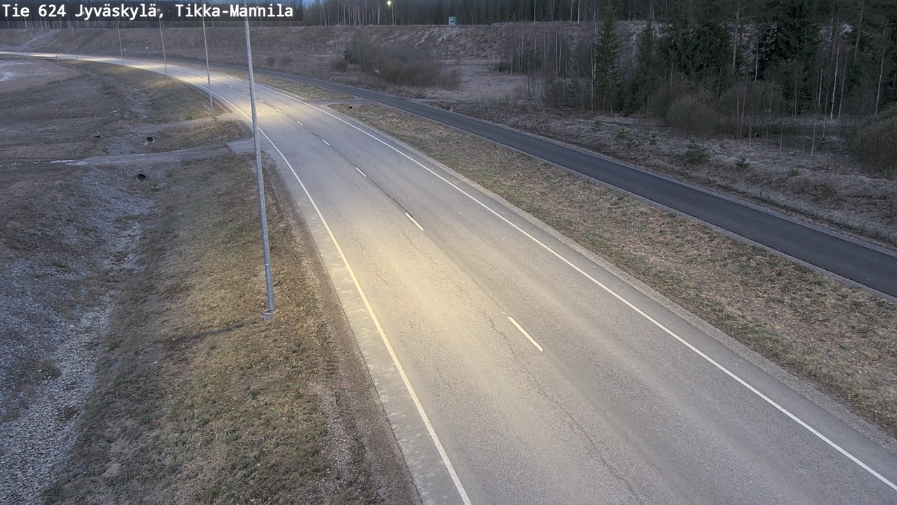 Weather Camera Image Road 624 Jyväskylä, Tikka-Mannila, Jyväskylä, Keski-Suomi