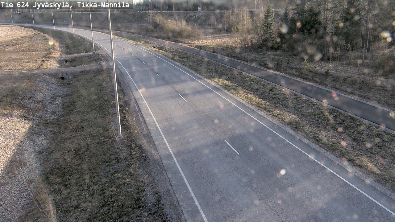 Weather Camera Image Road 624 Jyväskylä, Tikka-Mannila, Jyväskylä, Keski-Suomi