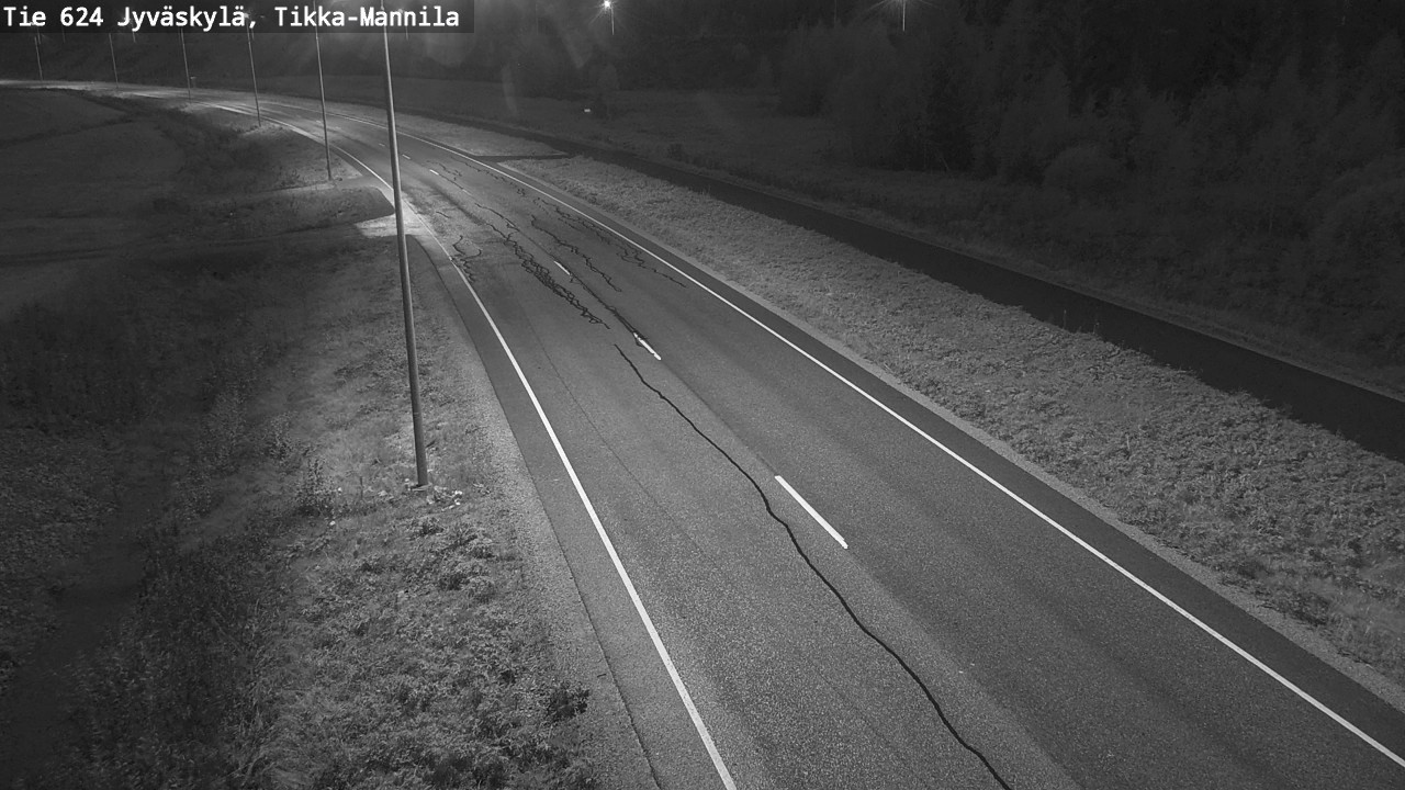 Weather Camera Image Road 624 Jyväskylä, Tikka-Mannila, Jyväskylä, Keski-Suomi