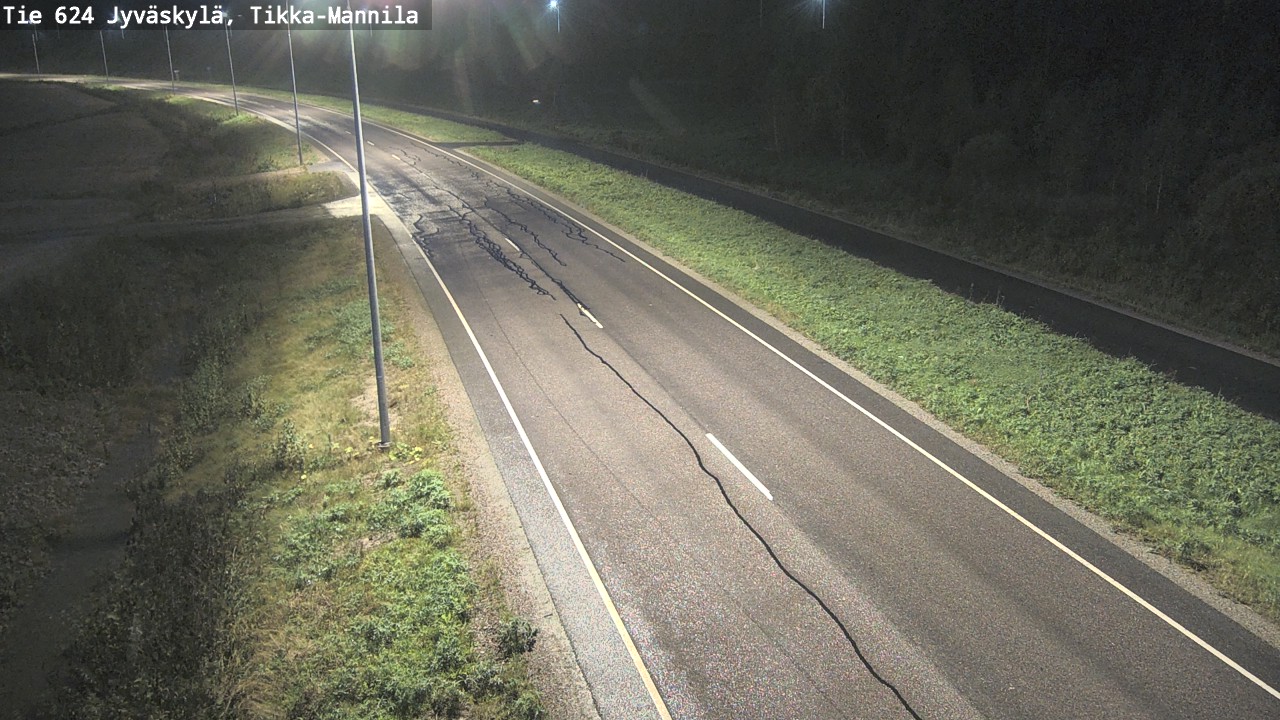 Weather Camera Image Road 624 Jyväskylä, Tikka-Mannila, Jyväskylä, Keski-Suomi