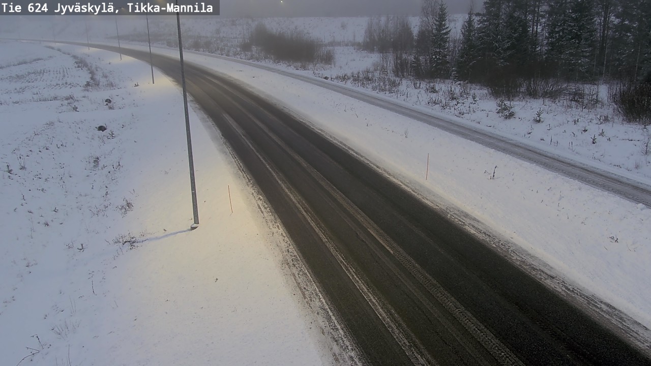 Kelikamerat Kuva Tie 624 Jyväskylä, Tikka-Mannila, Jyväskylä, Keski-Suomi