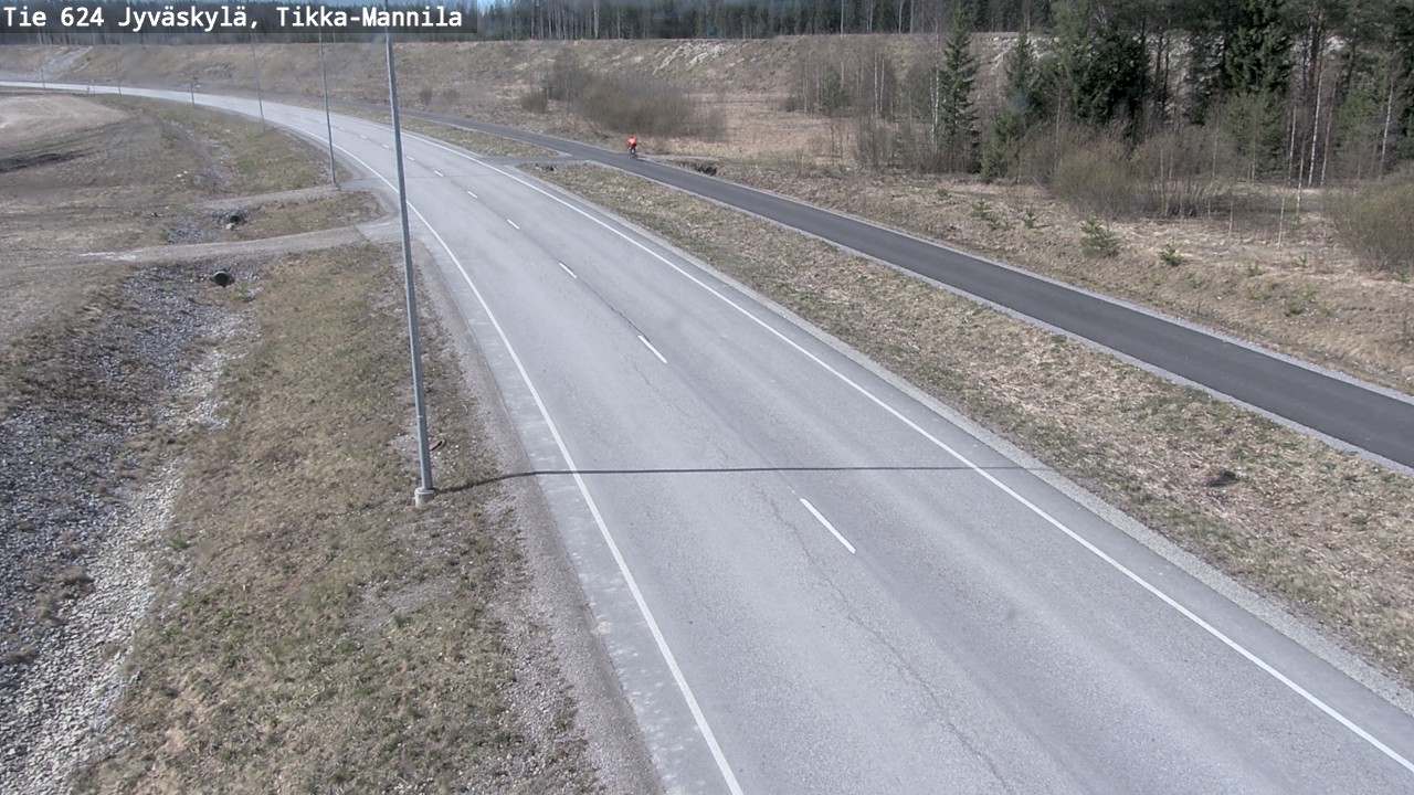 Weather Camera Image Road 624 Jyväskylä, Tikka-Mannila, Jyväskylä, Keski-Suomi