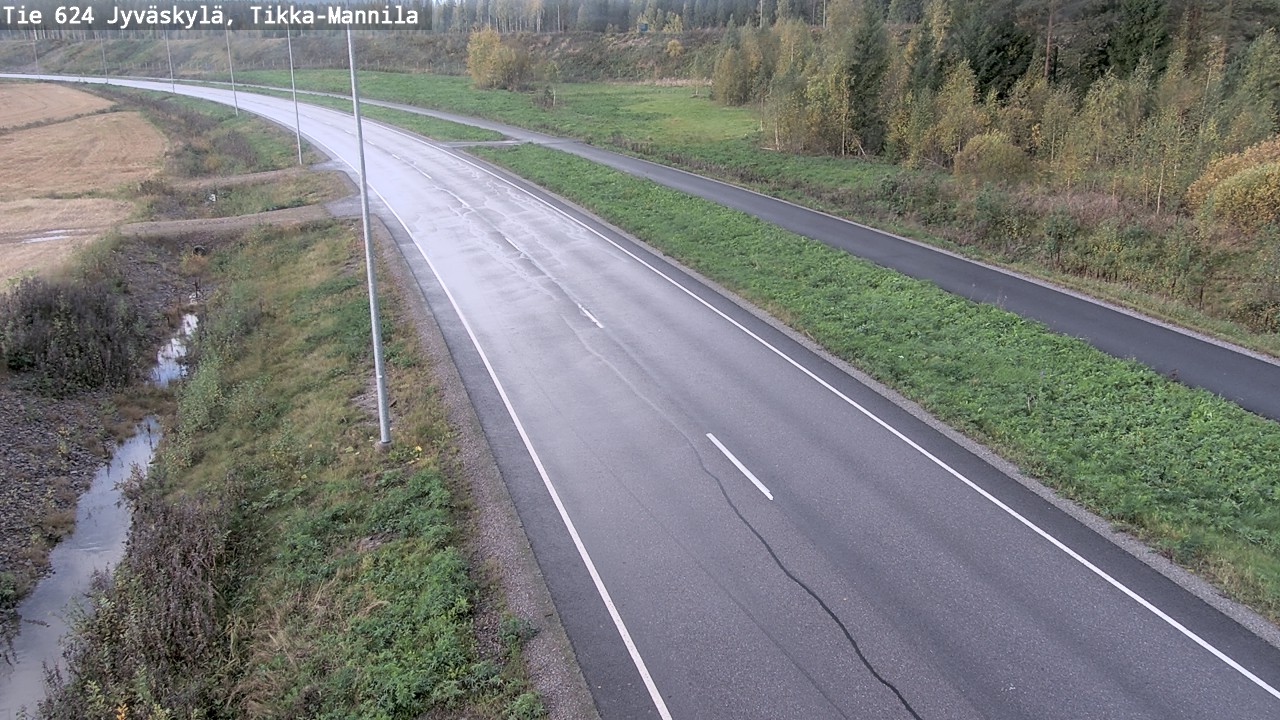 Weather Camera Image Road 624 Jyväskylä, Tikka-Mannila, Jyväskylä, Keski-Suomi