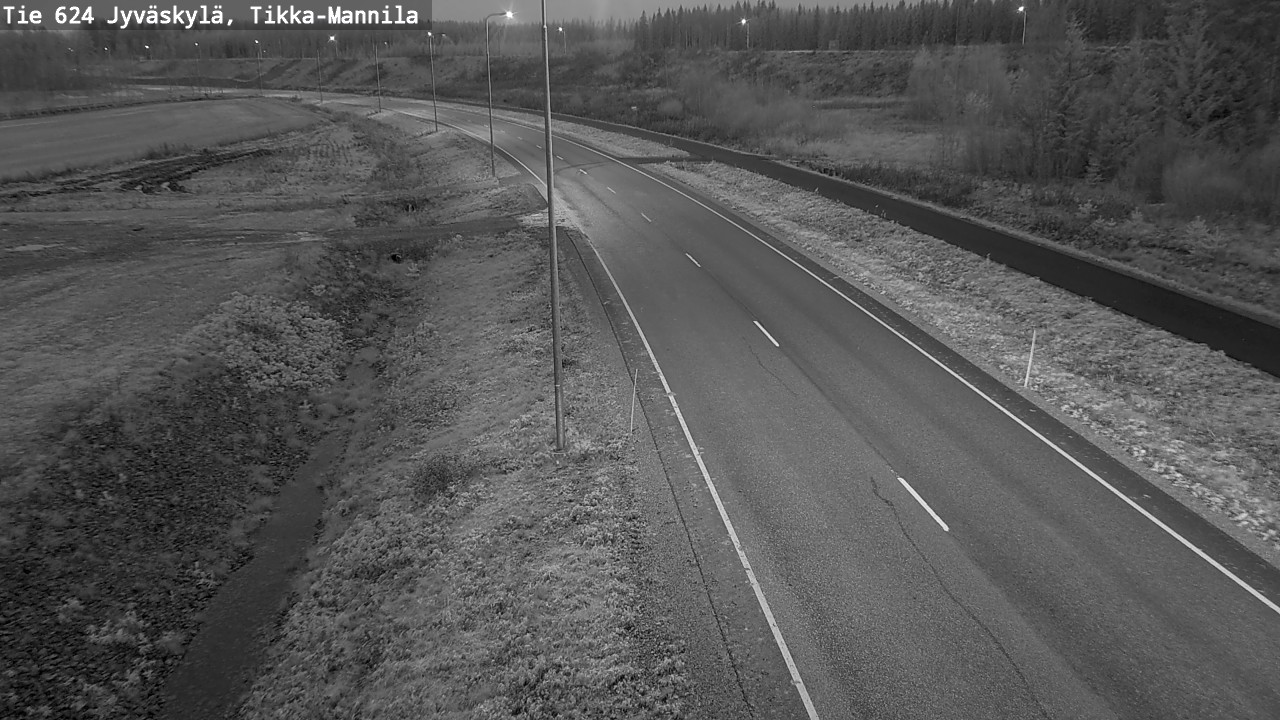 Kelikamerat Kuva Tie 624 Jyväskylä, Tikka-Mannila, Jyväskylä, Keski-Suomi