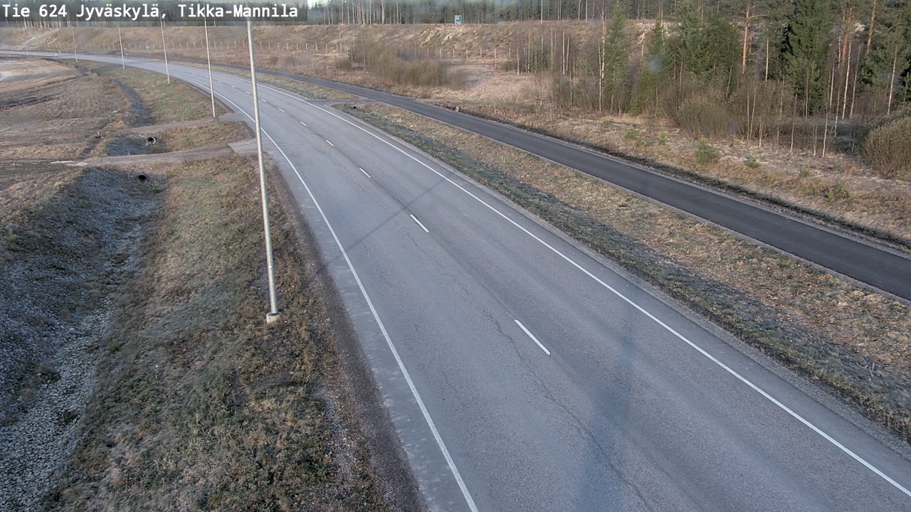 Kelikamerat Kuva Tie 624 Jyväskylä, Tikka-Mannila, Jyväskylä, Keski-Suomi