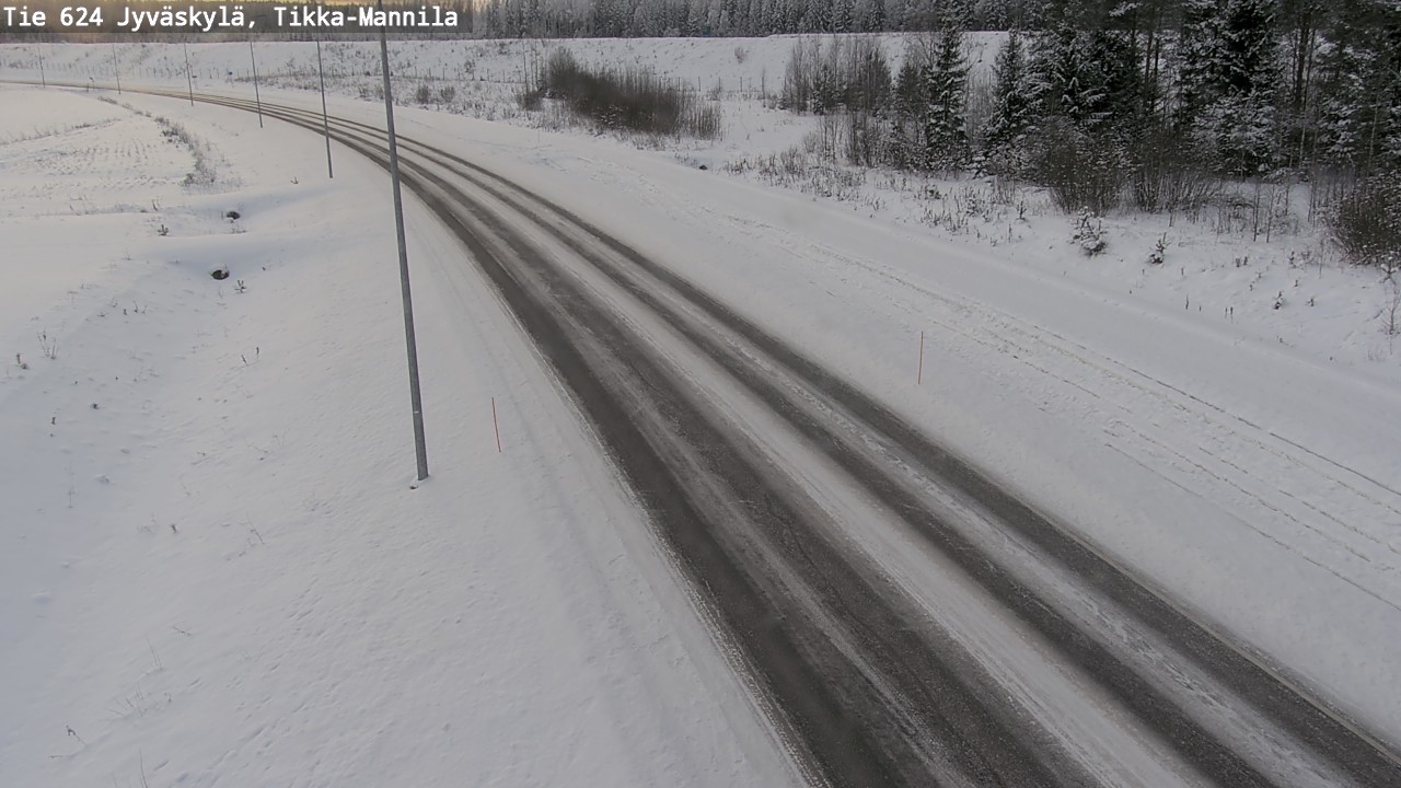 Kelikamerat Kuva Tie 624 Jyväskylä, Tikka-Mannila, Jyväskylä, Keski-Suomi