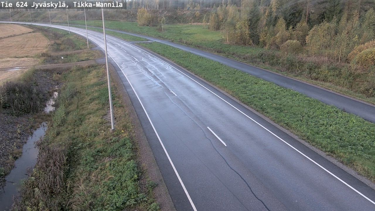 Weather Camera Image Road 624 Jyväskylä, Tikka-Mannila, Jyväskylä, Keski-Suomi