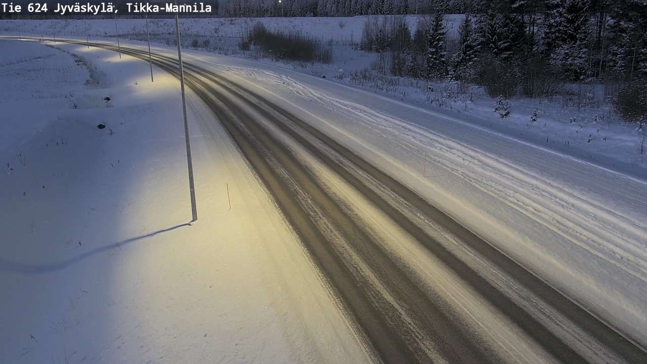 Kelikamerat Kuva Tie 624 Jyväskylä, Tikka-Mannila, Jyväskylä, Keski-Suomi