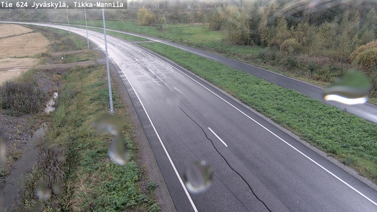 Weather Camera Image Road 624 Jyväskylä, Tikka-Mannila, Jyväskylä, Keski-Suomi