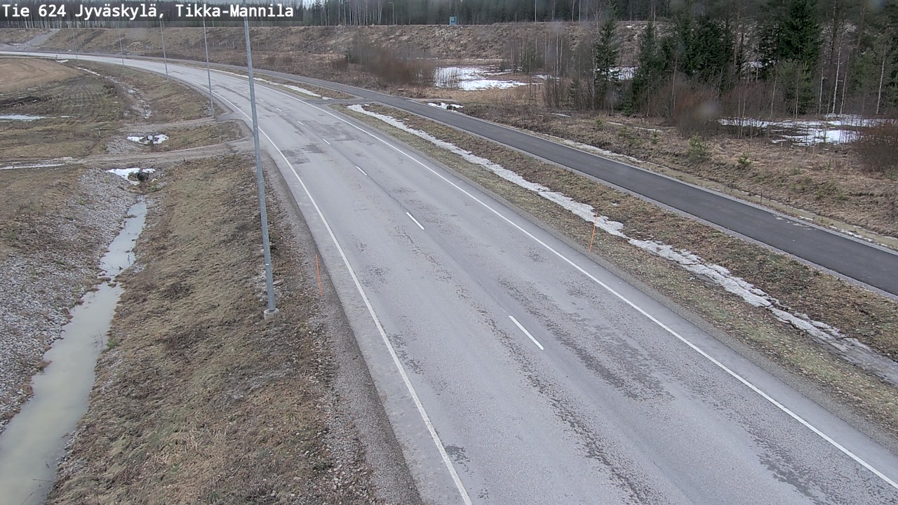 Kelikamerat Kuva Tie 624 Jyväskylä, Tikka-Mannila, Jyväskylä, Keski-Suomi