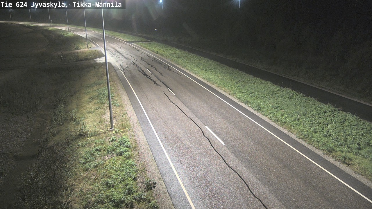 Weather Camera Image Road 624 Jyväskylä, Tikka-Mannila, Jyväskylä, Keski-Suomi