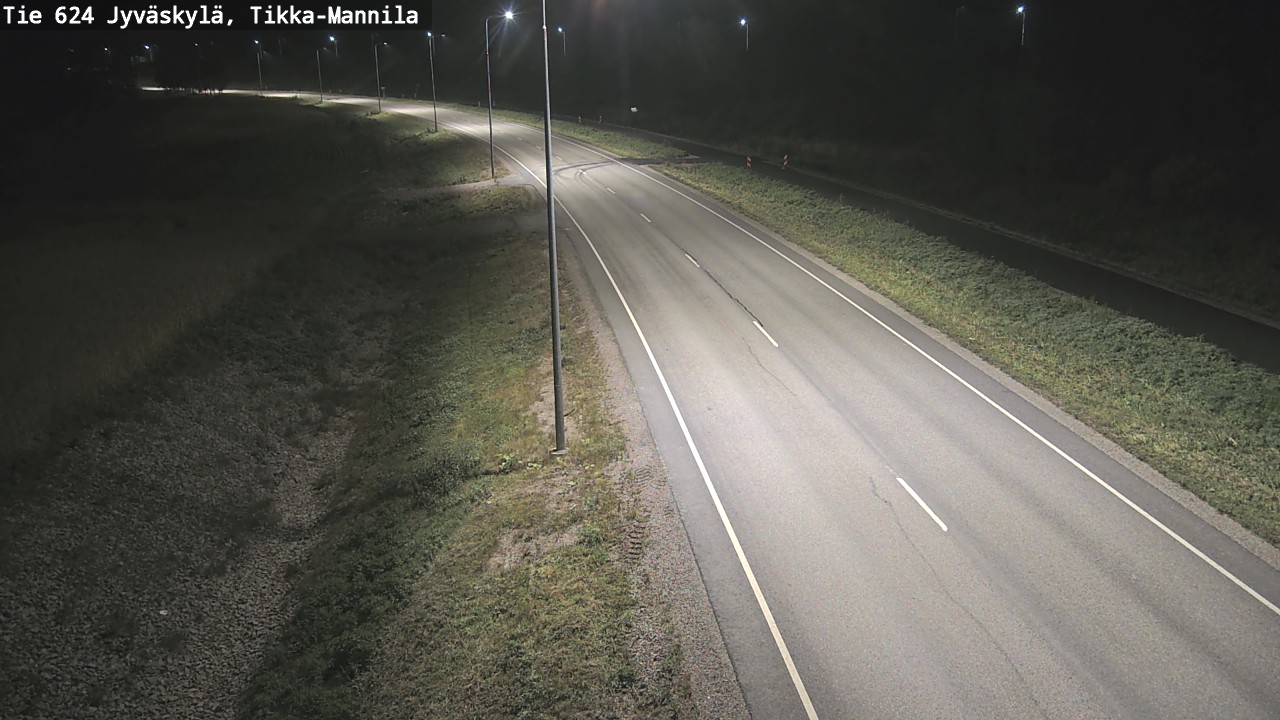 Weather Camera Image Road 624 Jyväskylä, Tikka-Mannila, Jyväskylä, Keski-Suomi