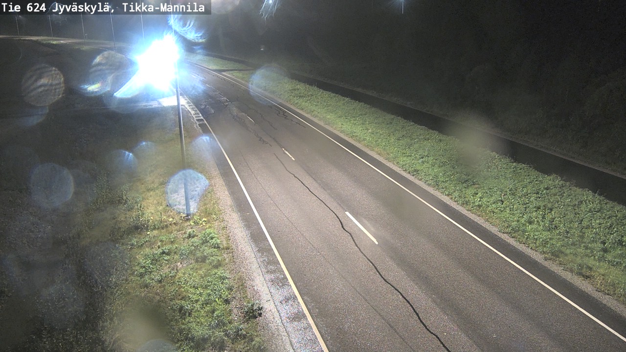 Weather Camera Image Road 624 Jyväskylä, Tikka-Mannila, Jyväskylä, Keski-Suomi