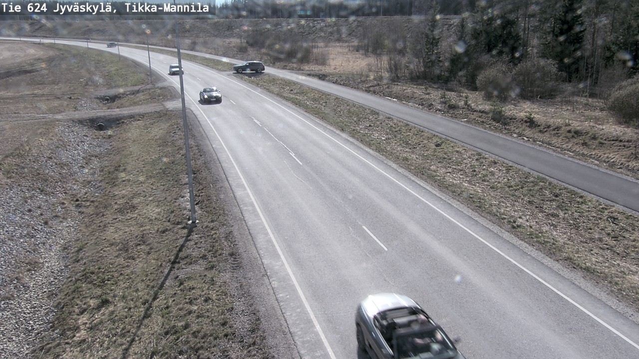 Weather Camera Image Road 624 Jyväskylä, Tikka-Mannila, Jyväskylä, Keski-Suomi