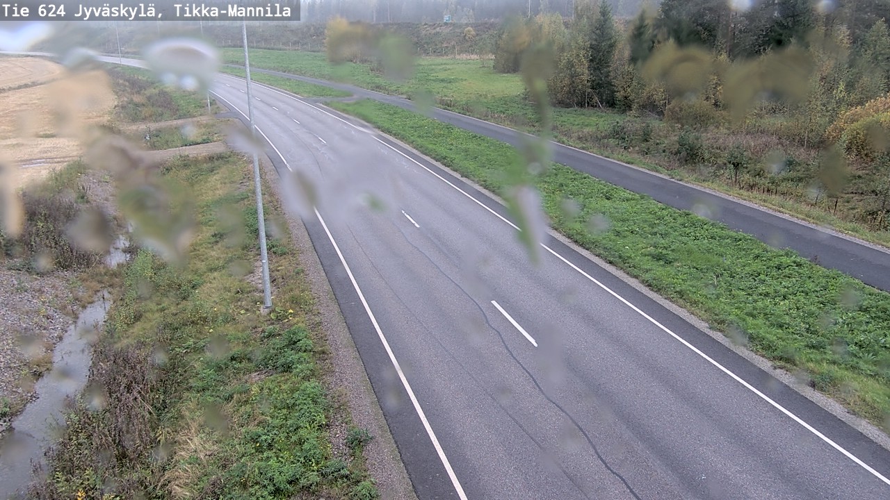 Weather Camera Image Road 624 Jyväskylä, Tikka-Mannila, Jyväskylä, Keski-Suomi