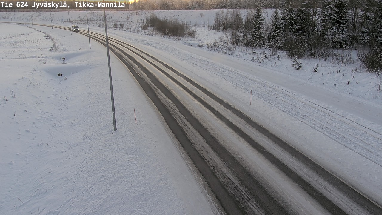 Weather Camera Image Road 624 Jyväskylä, Tikka-Mannila, Jyväskylä, Keski-Suomi