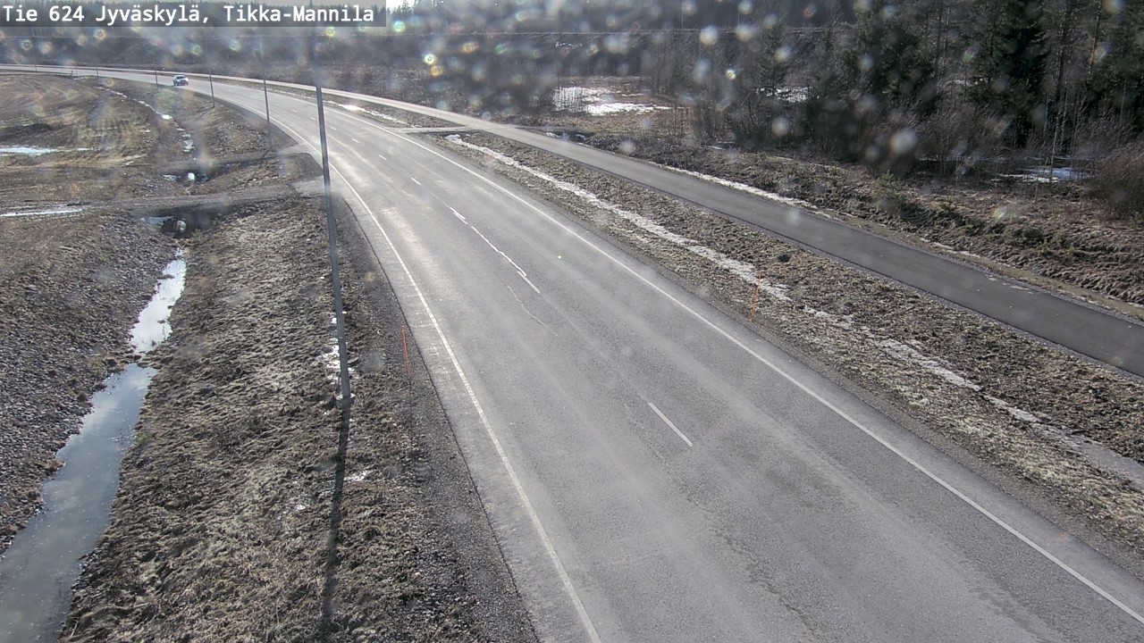 Weather Camera Image Väg 624 Jyväskylä, Tikka-Mannila, Jyväskylä, Keski-Suomi