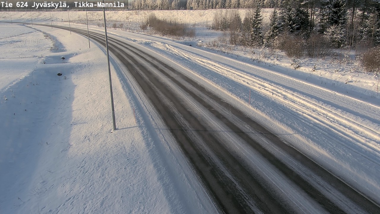 Weather Camera Image Road 624 Jyväskylä, Tikka-Mannila, Jyväskylä, Keski-Suomi