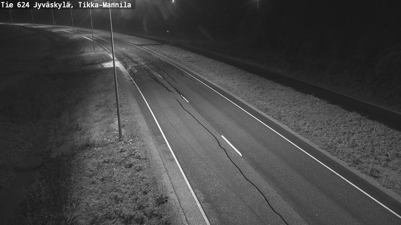 Weather Camera Image Road 624 Jyväskylä, Tikka-Mannila, Jyväskylä, Keski-Suomi