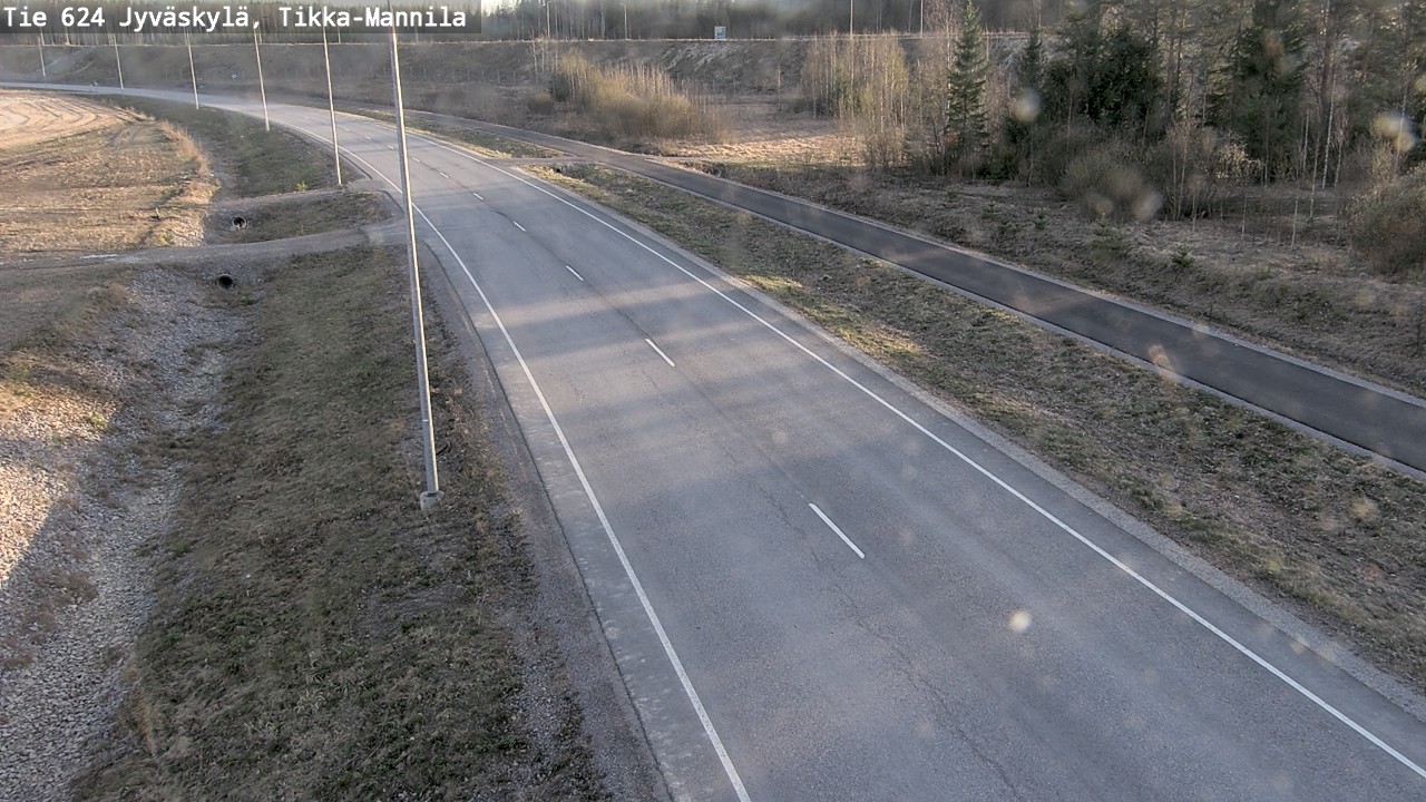 Weather Camera Image Road 624 Jyväskylä, Tikka-Mannila, Jyväskylä, Keski-Suomi