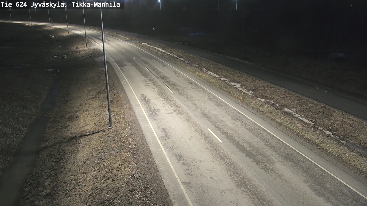 Weather Camera Image Road 624 Jyväskylä, Tikka-Mannila, Jyväskylä, Keski-Suomi