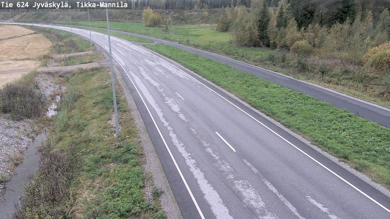 Weather Camera Image Road 624 Jyväskylä, Tikka-Mannila, Jyväskylä, Keski-Suomi