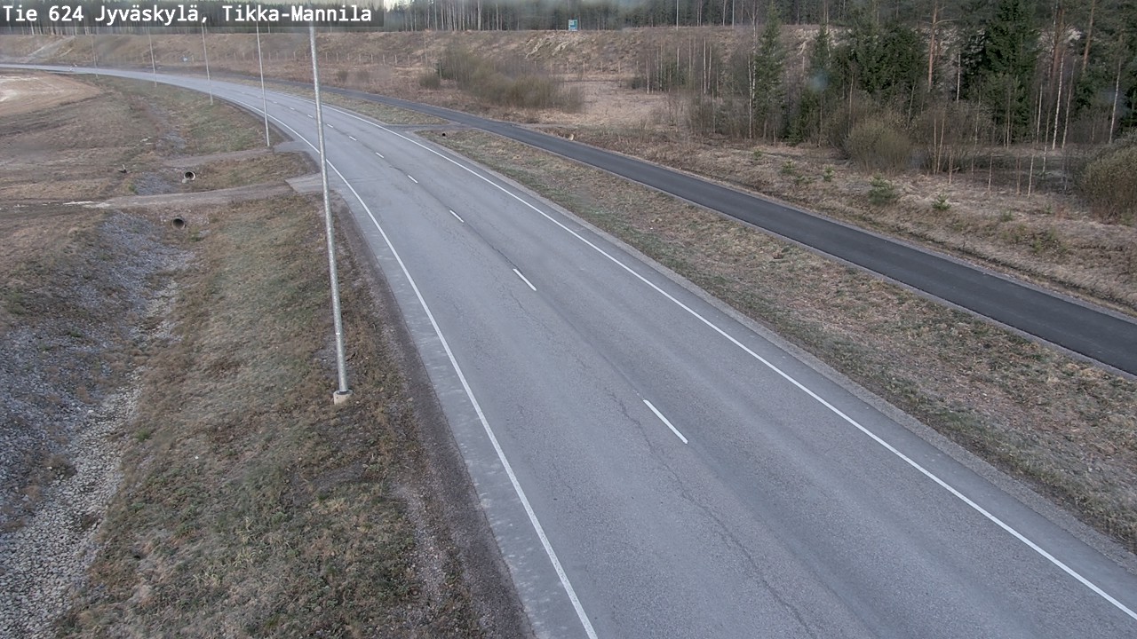 Kelikamerat Kuva Tie 624 Jyväskylä, Tikka-Mannila, Jyväskylä, Keski-Suomi