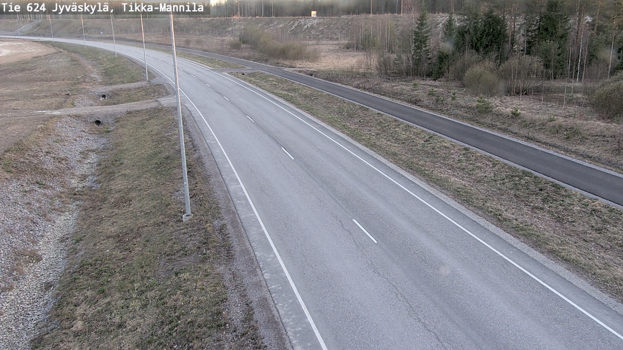 Weather Camera Image Road 624 Jyväskylä, Tikka-Mannila, Jyväskylä, Keski-Suomi