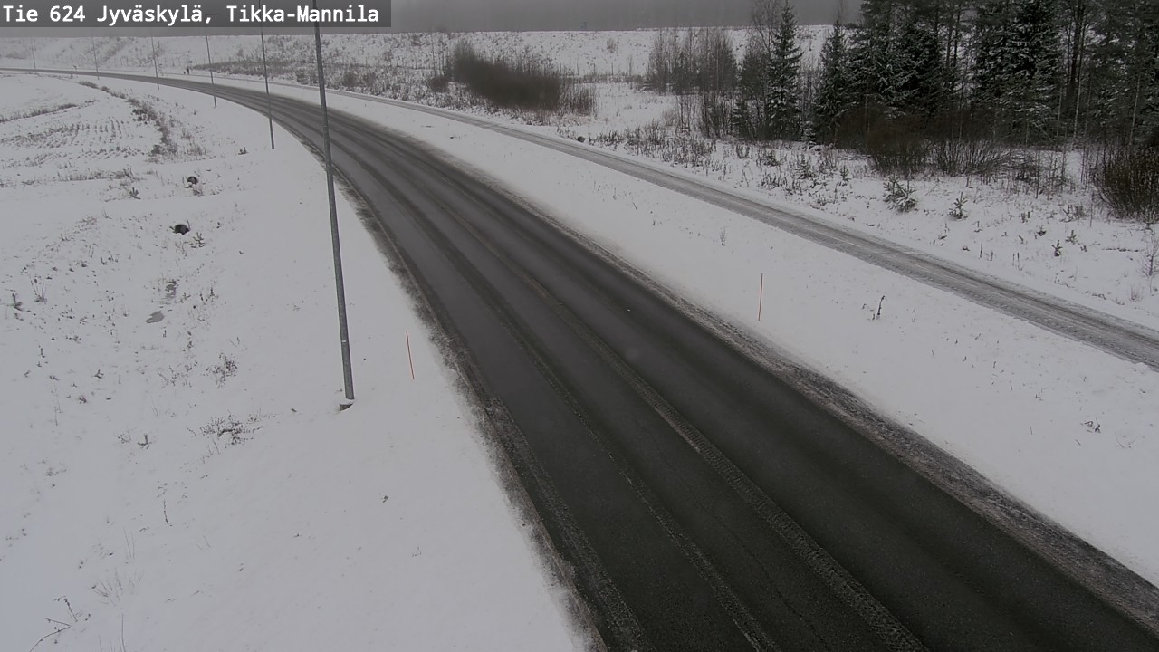 Kelikamerat Kuva Tie 624 Jyväskylä, Tikka-Mannila, Jyväskylä, Keski-Suomi