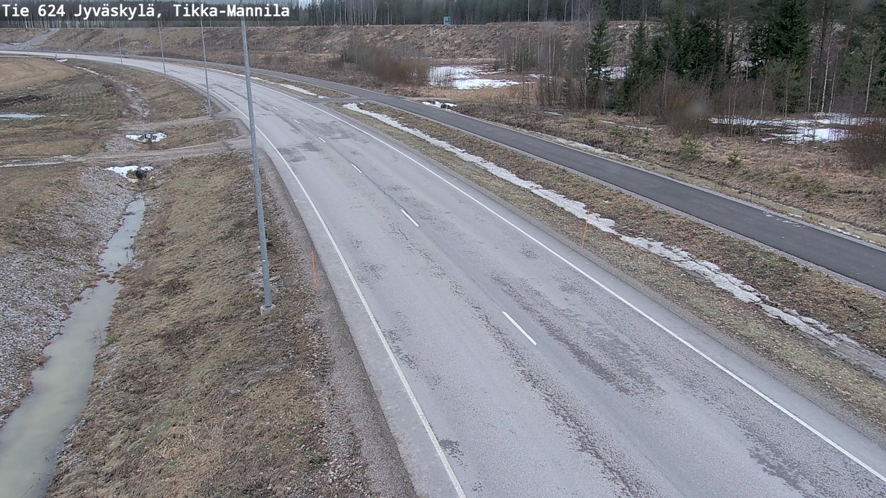 Kelikamerat Kuva Tie 624 Jyväskylä, Tikka-Mannila, Jyväskylä, Keski-Suomi