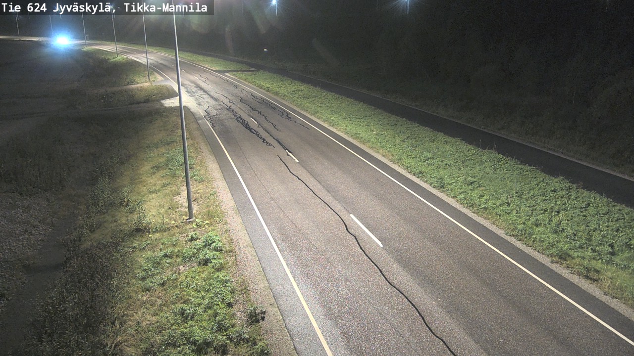 Weather Camera Image Road 624 Jyväskylä, Tikka-Mannila, Jyväskylä, Keski-Suomi
