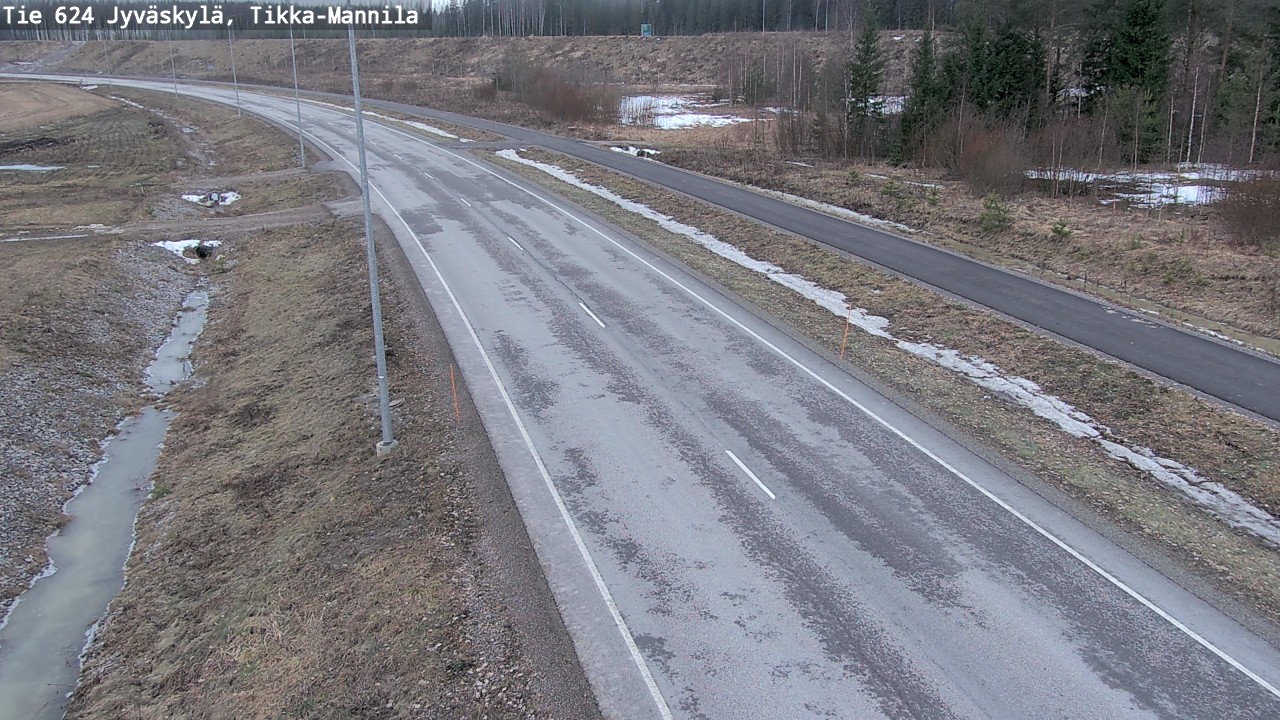 Kelikamerat Kuva Tie 624 Jyväskylä, Tikka-Mannila, Jyväskylä, Keski-Suomi