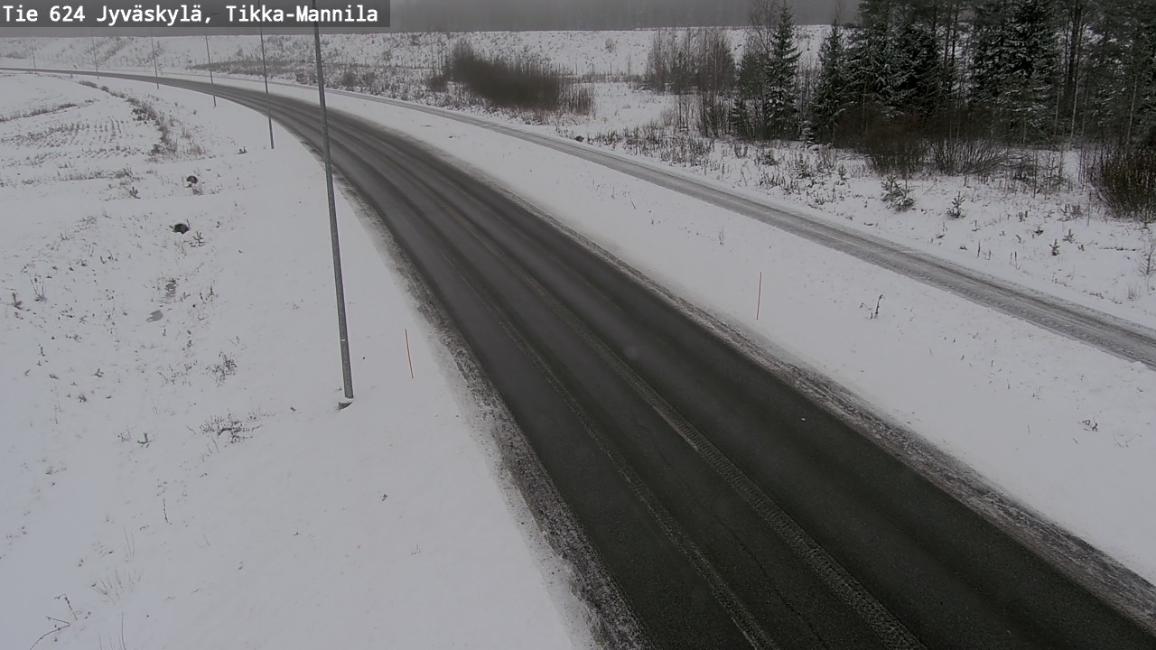 Kelikamerat Kuva Tie 624 Jyväskylä, Tikka-Mannila, Jyväskylä, Keski-Suomi