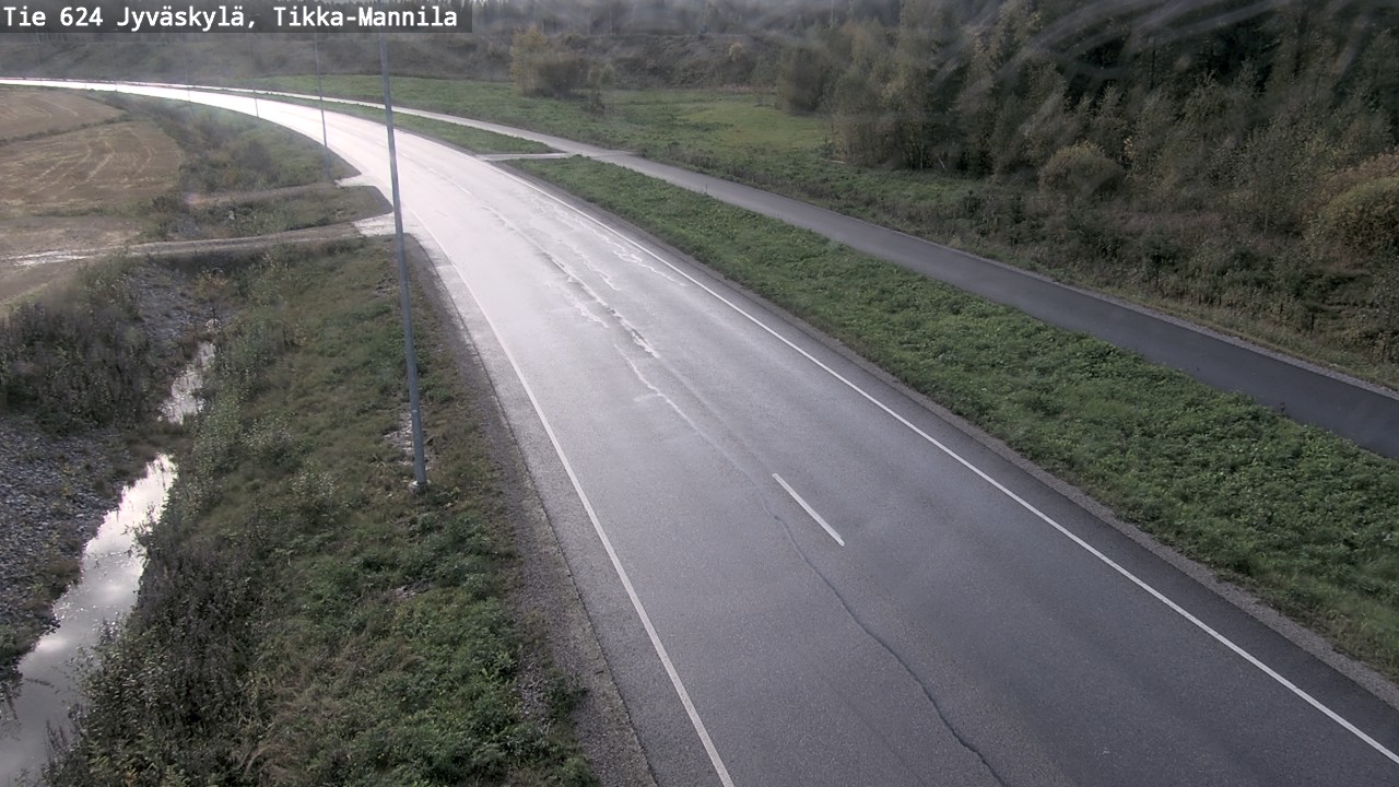 Weather Camera Image Road 624 Jyväskylä, Tikka-Mannila, Jyväskylä, Keski-Suomi