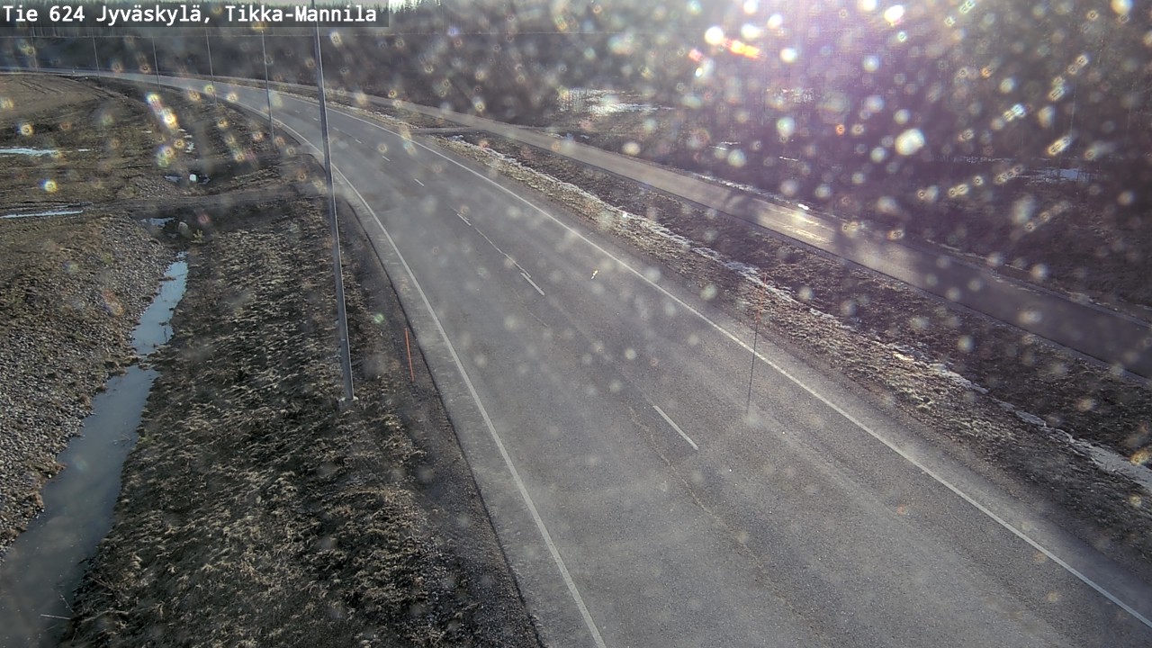Weather Camera Image Road 624 Jyväskylä, Tikka-Mannila, Jyväskylä, Keski-Suomi