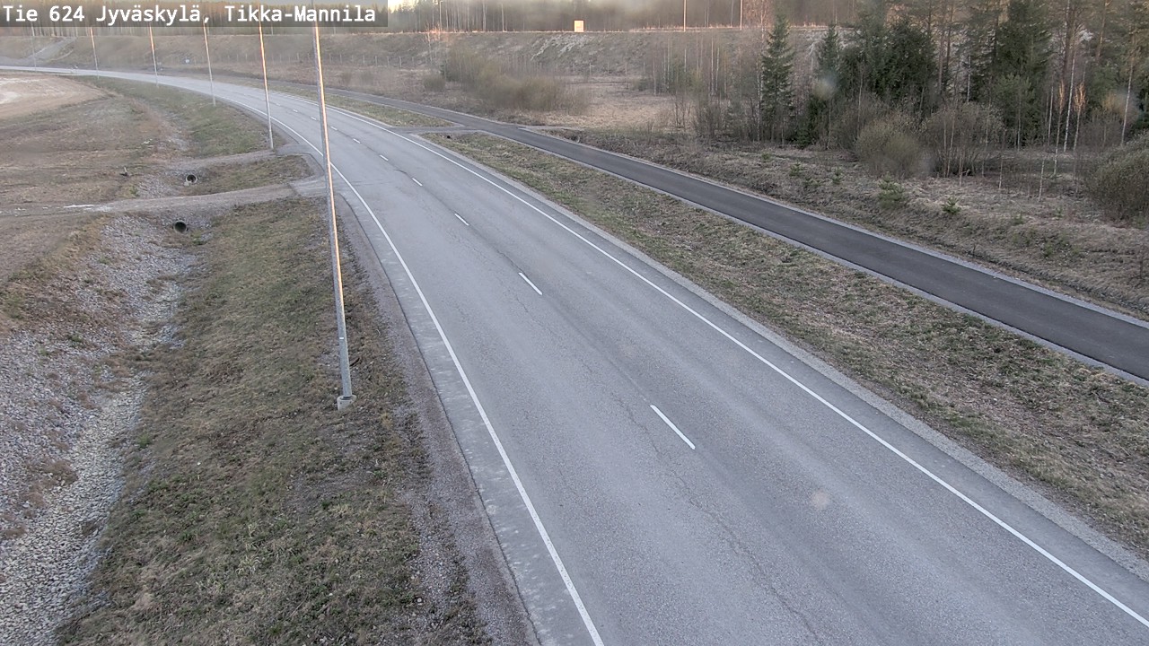 Weather Camera Image Road 624 Jyväskylä, Tikka-Mannila, Jyväskylä, Keski-Suomi