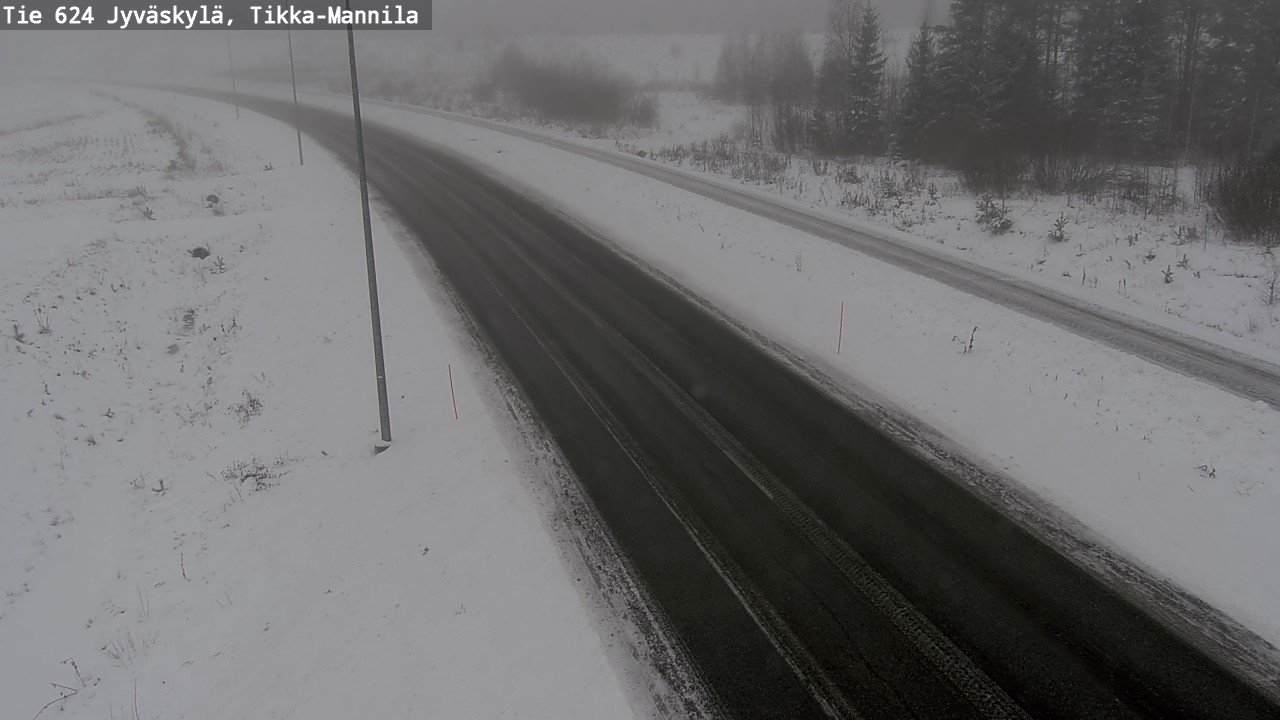 Kelikamerat Kuva Tie 624 Jyväskylä, Tikka-Mannila, Jyväskylä, Keski-Suomi