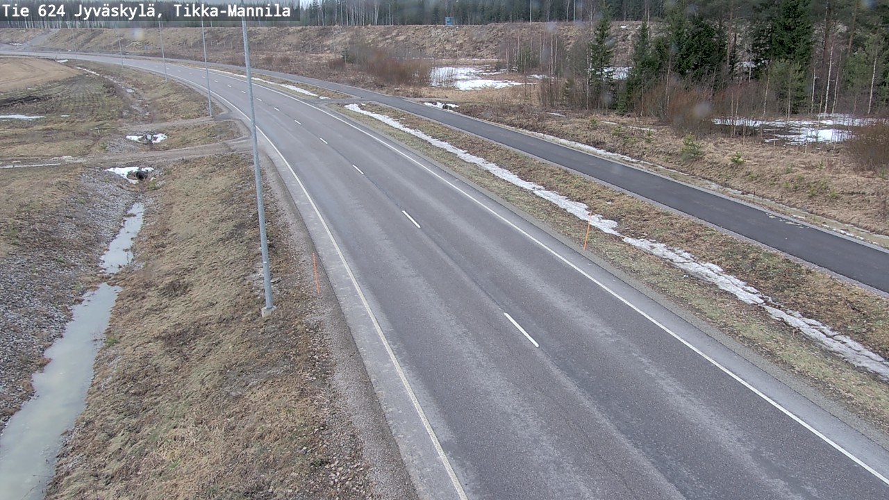 Kelikamerat Kuva Tie 624 Jyväskylä, Tikka-Mannila, Jyväskylä, Keski-Suomi