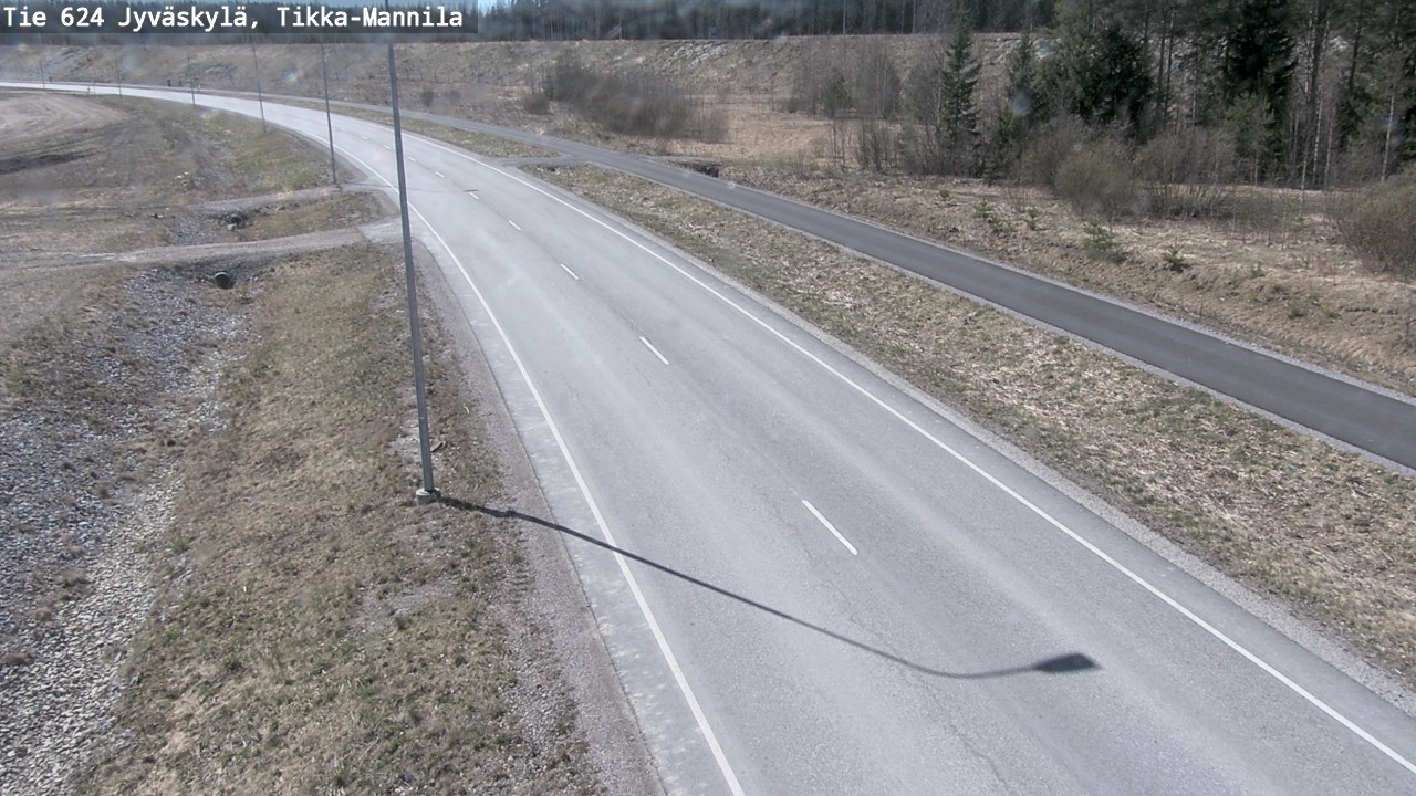 Weather Camera Image Road 624 Jyväskylä, Tikka-Mannila, Jyväskylä, Keski-Suomi