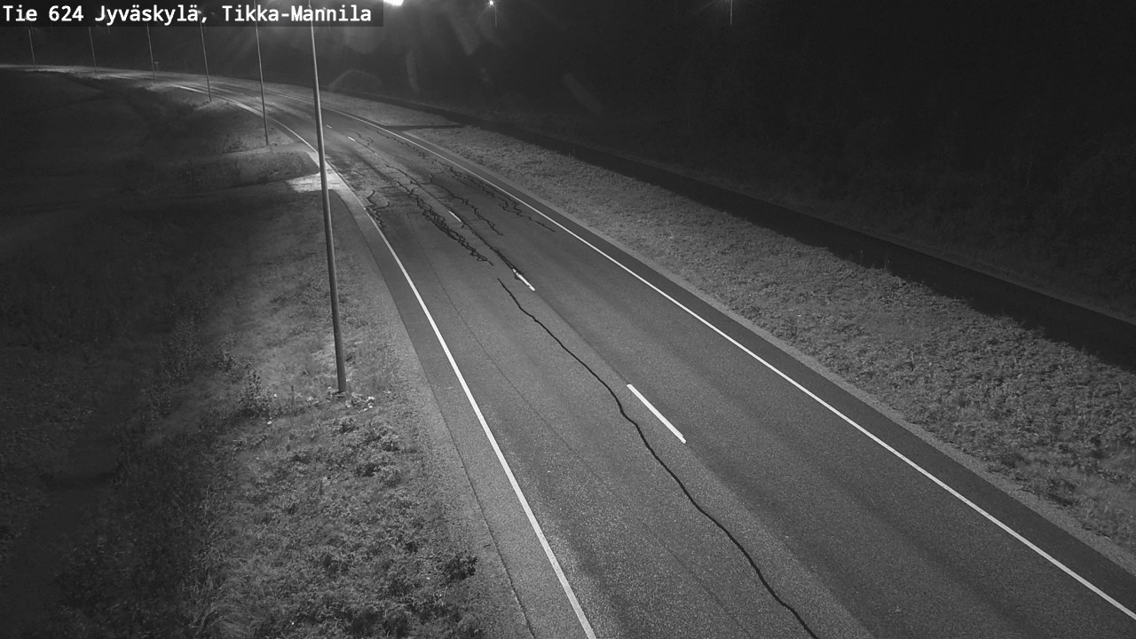 Weather Camera Image Road 624 Jyväskylä, Tikka-Mannila, Jyväskylä, Keski-Suomi