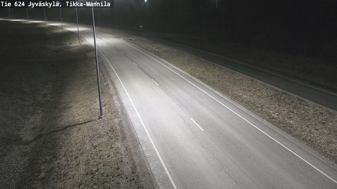 Weather Camera Image Road 624 Jyväskylä, Tikka-Mannila, Jyväskylä, Keski-Suomi