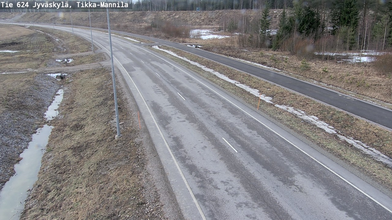 Kelikamerat Kuva Tie 624 Jyväskylä, Tikka-Mannila, Jyväskylä, Keski-Suomi