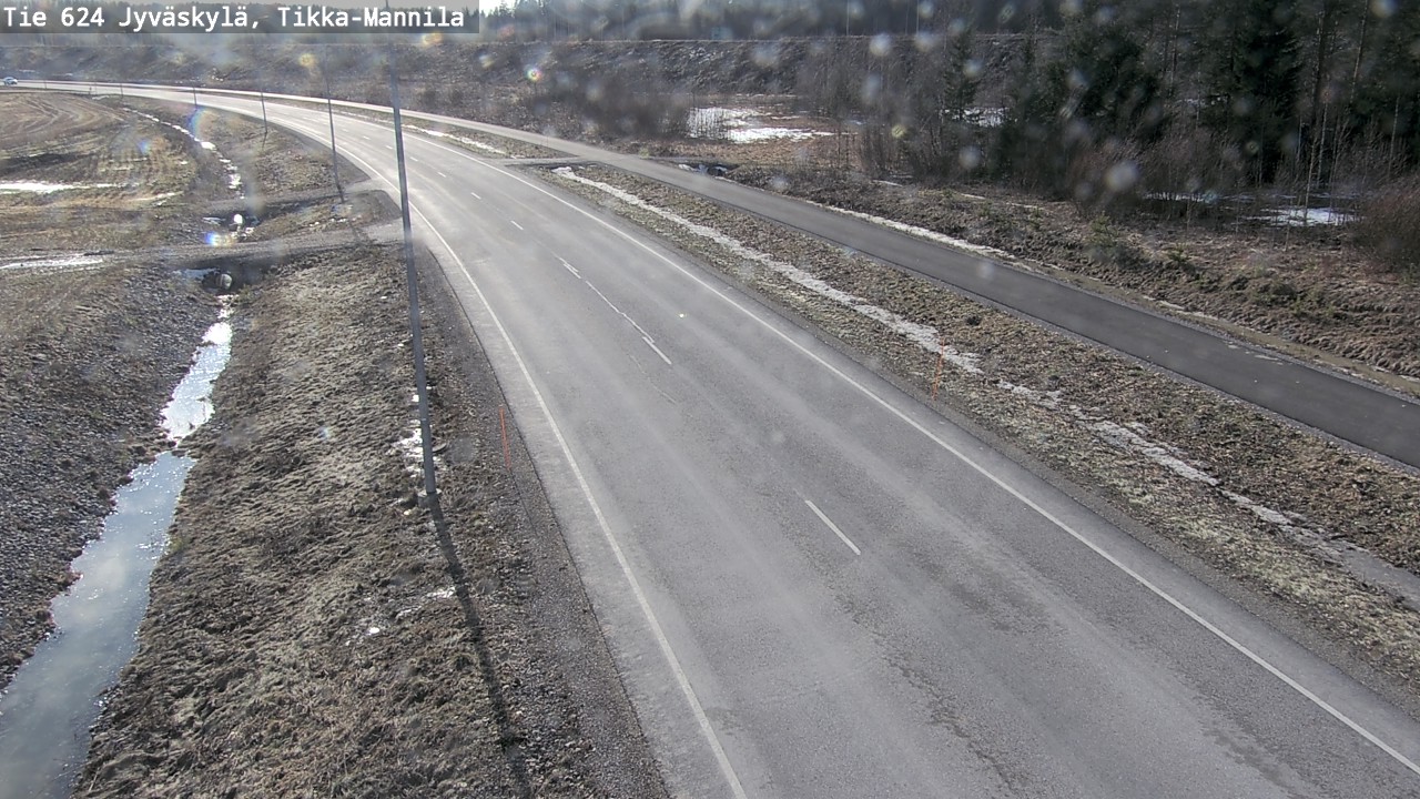 Weather Camera Image Väg 624 Jyväskylä, Tikka-Mannila, Jyväskylä, Keski-Suomi