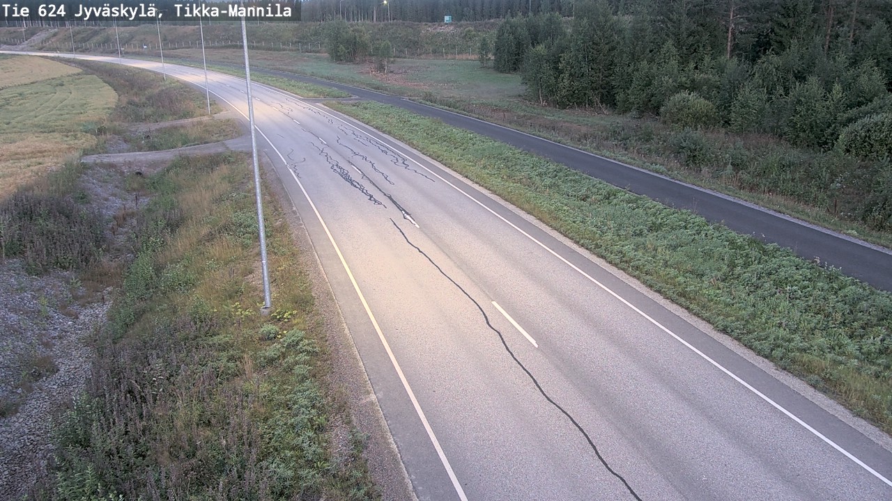Kelikamerat Kuva Tie 624 Jyväskylä, Tikka-Mannila, Jyväskylä, Keski-Suomi