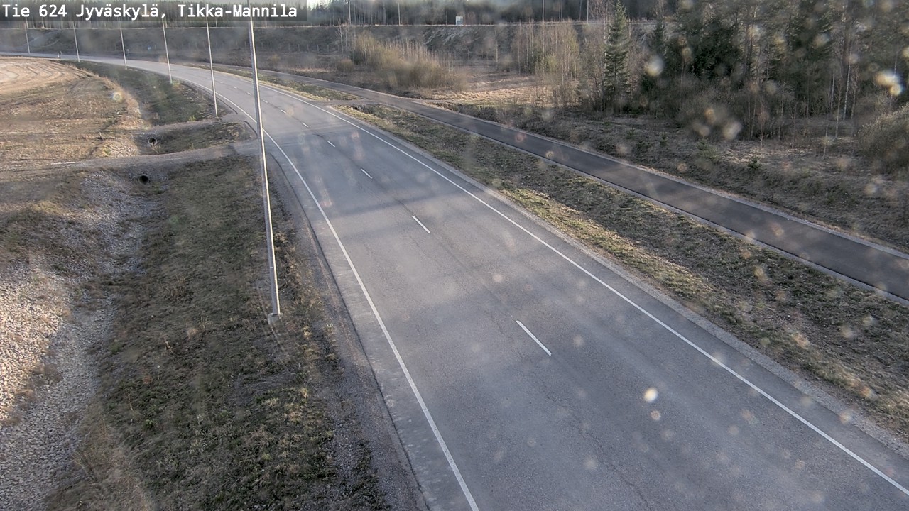 Weather Camera Image Road 624 Jyväskylä, Tikka-Mannila, Jyväskylä, Keski-Suomi